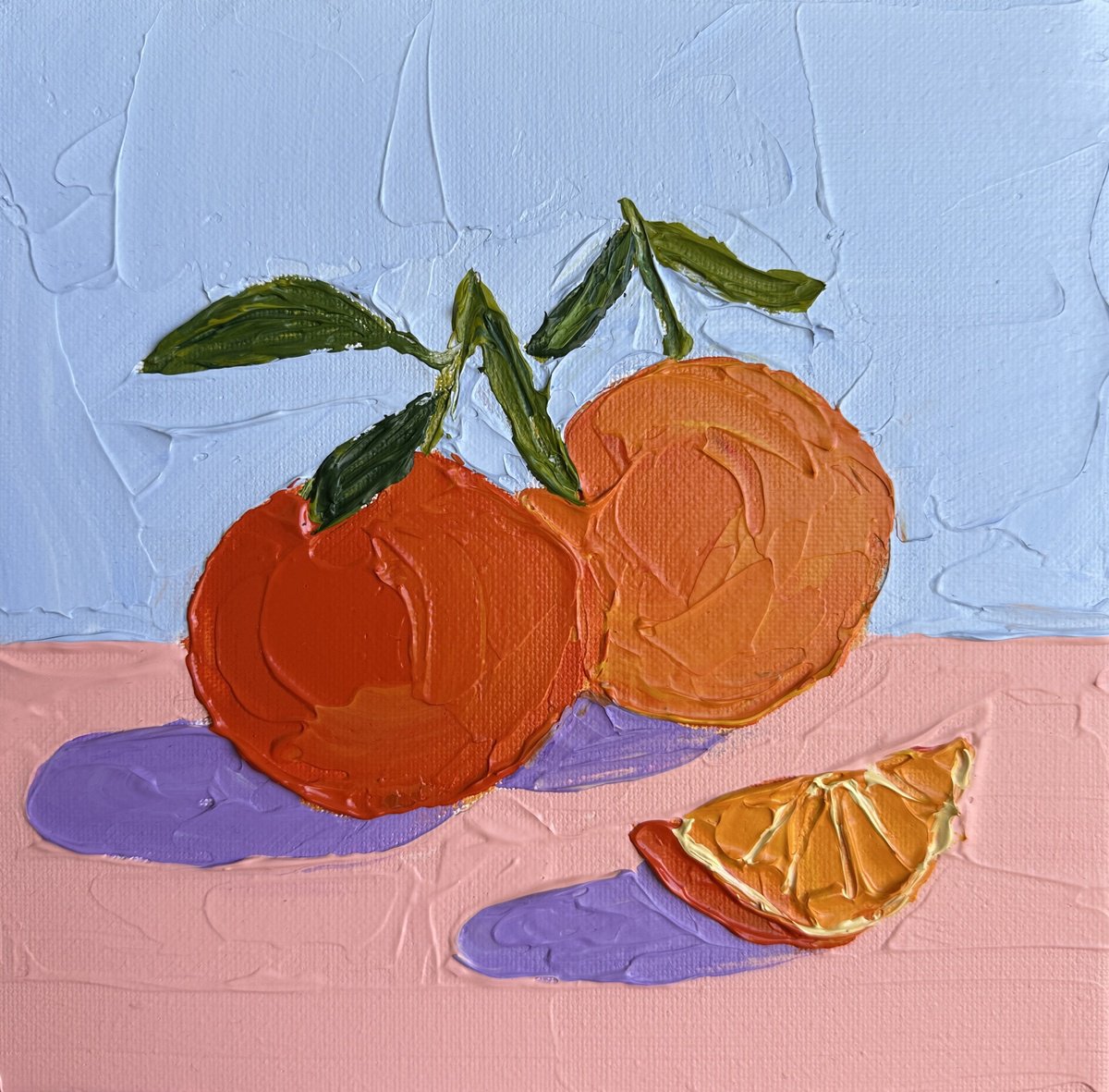  Slice Of Sunshine By Guzaliya Xavier, 8 X 8, Artwork For Sale On Artfinder