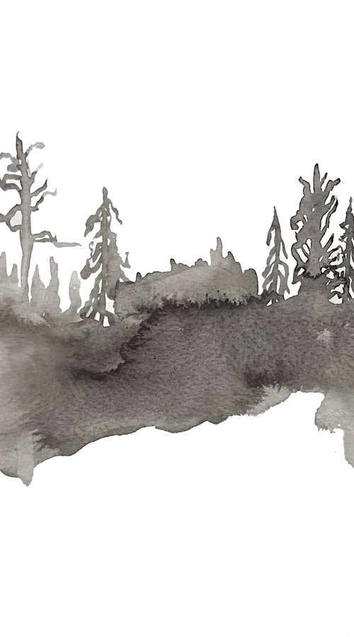 Winter Trees No. 4 by Elizabeth Becker