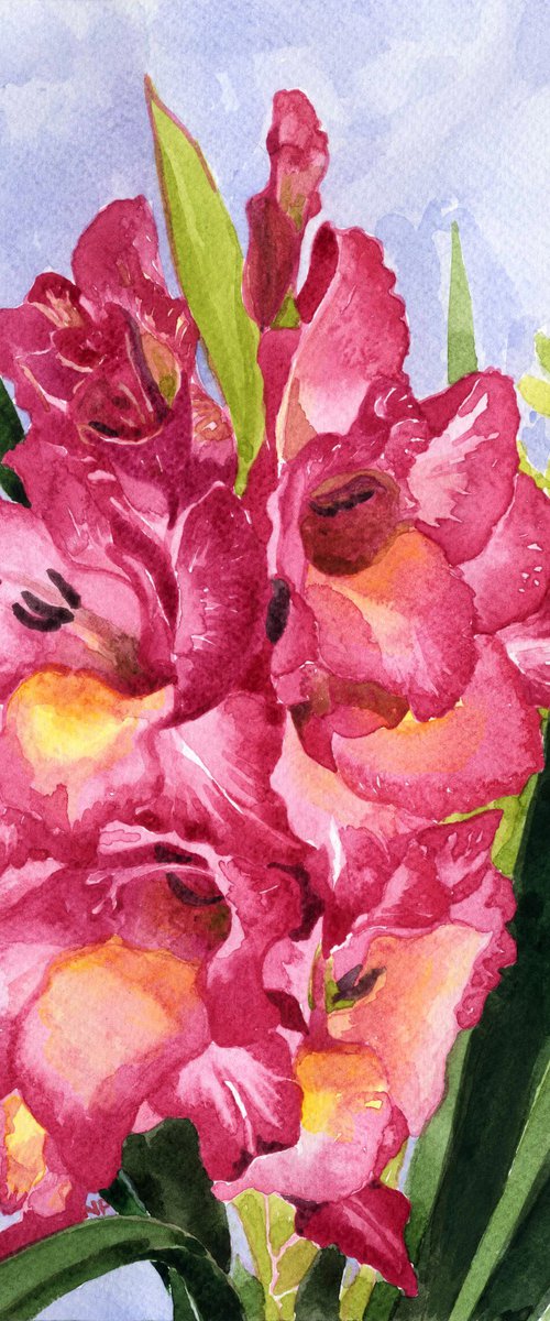 GLADIOLAS II by Nives Palmić