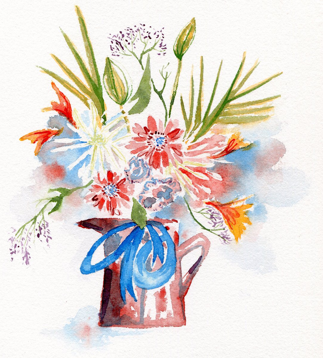 Jug Bouquet by Hannah Clark