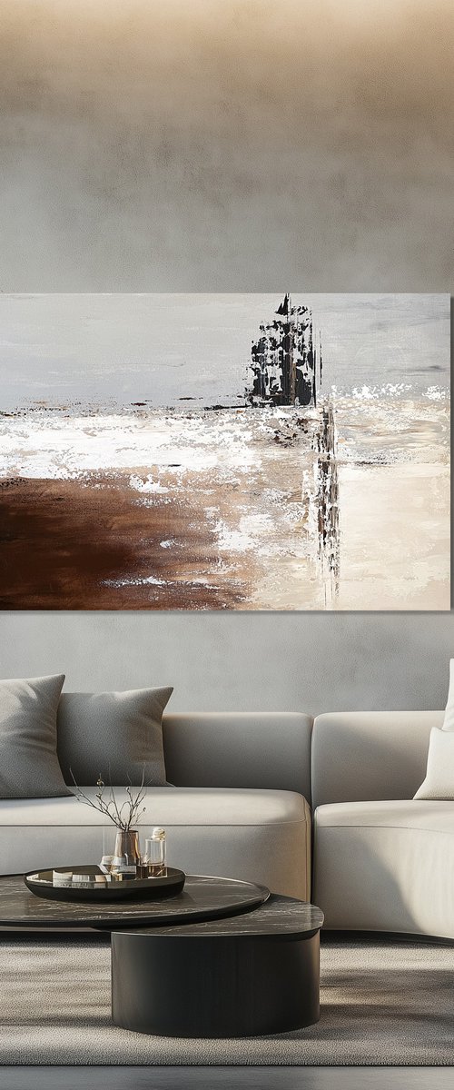 Silent Horizons, earthy browns by Tatiana Malinovscaia