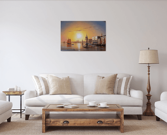 Port -1(60x90cm, oil painting)