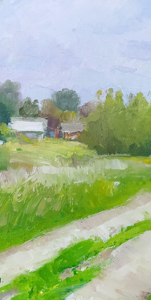 Ukrainian village by Valentina Andrukhova