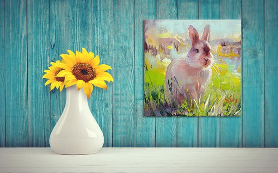 Easter Bunny painting