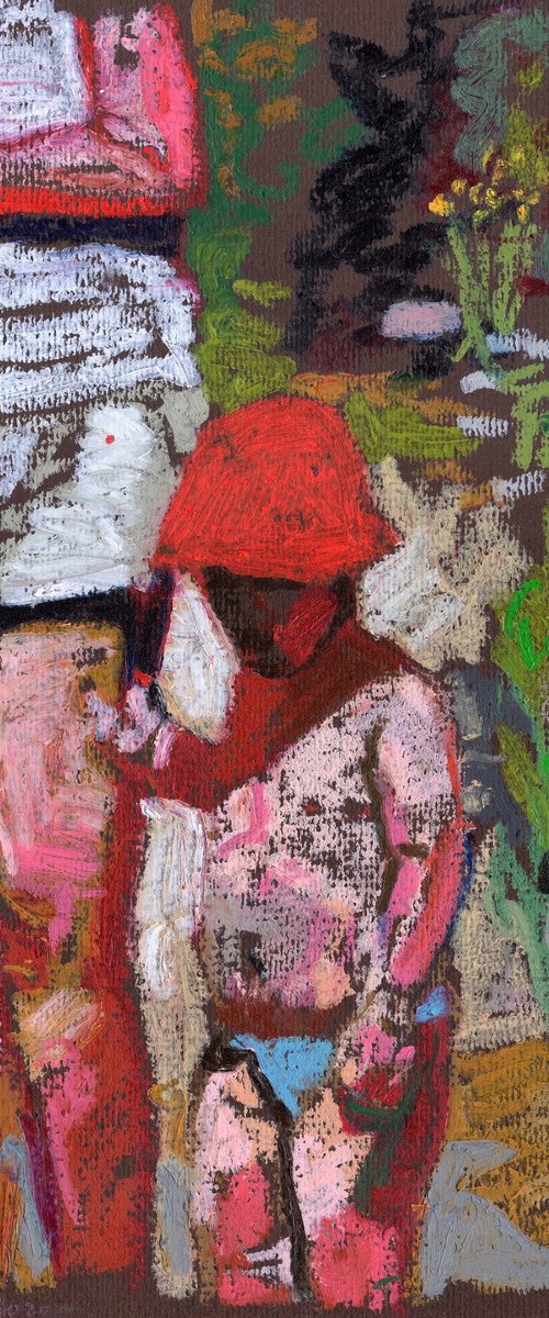 Child with a Red Hat by Ishai Rimmer