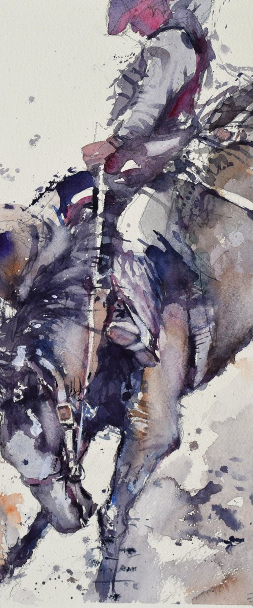 Cowboys dream 3 by Goran Žigolić Watercolors