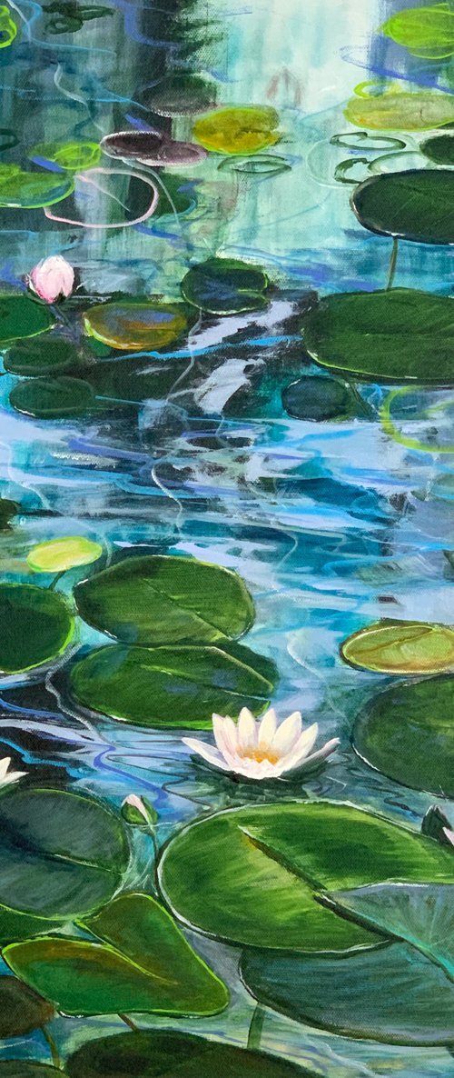 Water Lilies 2 by Sandra Gebhardt-Hoepfner