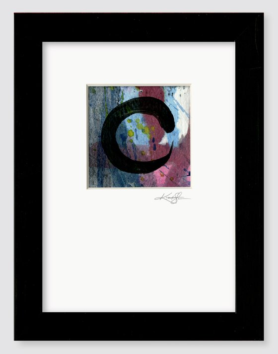 Enso Of Zen Collection 2 - 3 Abstract Zen Circle paintings by Kathy Morton Stanion