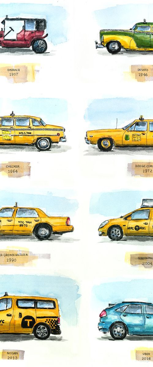 A Short History of the NYC Taxi by Peter Koval