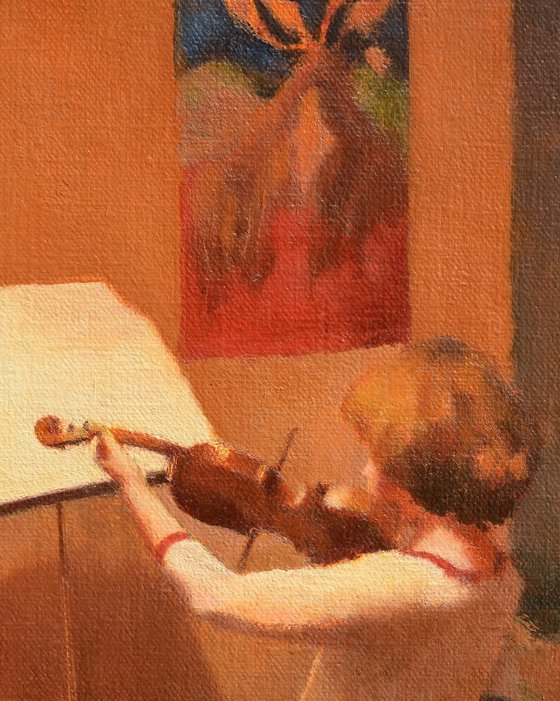 Violin lesson at midnight