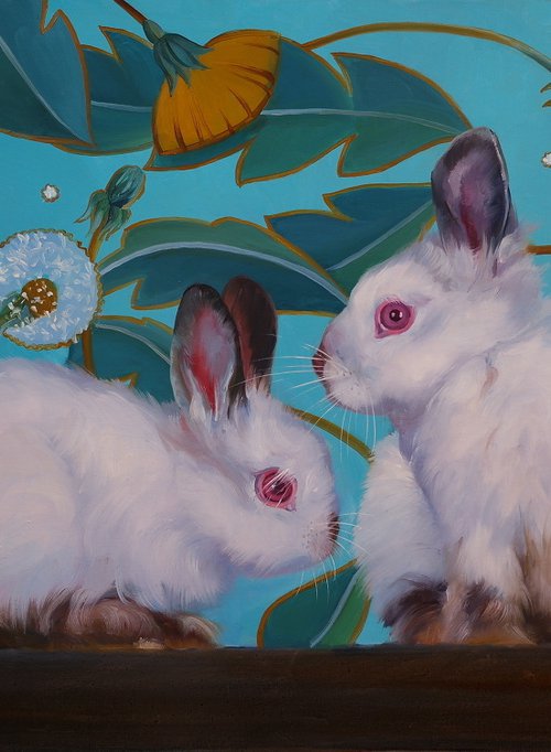 "Funny rabbits" by Lena Vylusk