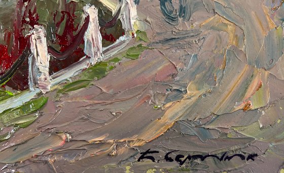 A Mysterious Evening on the Dam in the City