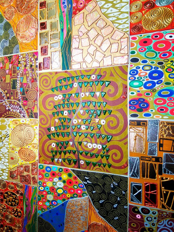 Tree of Life. Klimt abstract
