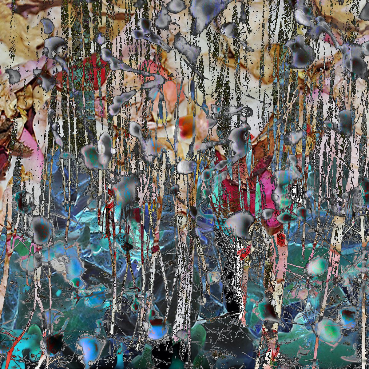 Expressive Painting , A New Archeology Opus 4 By Geert Lemmers Fpa, 31 X 31, Artwork For Sale On Artfinder