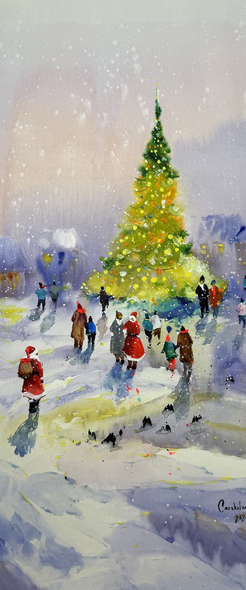 “Christmas night” by Iulia Carchelan