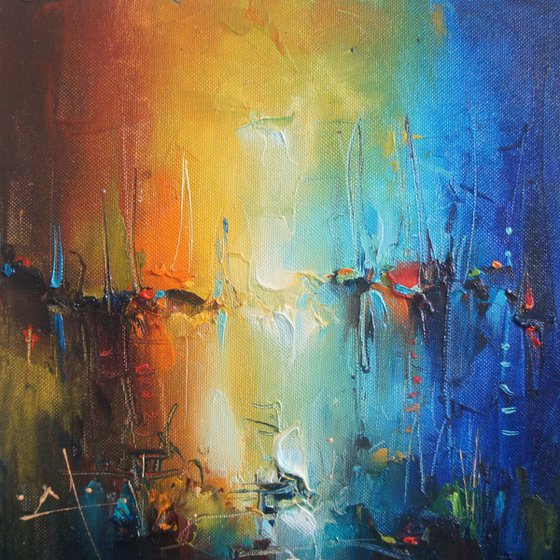 "Colors" Abstract oil Painting