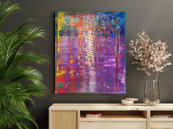 70x60cm | 23.5x31.5″ Original abstract painting Canvas oil artwork Modern art