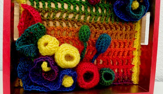 Yarn Flowers 3