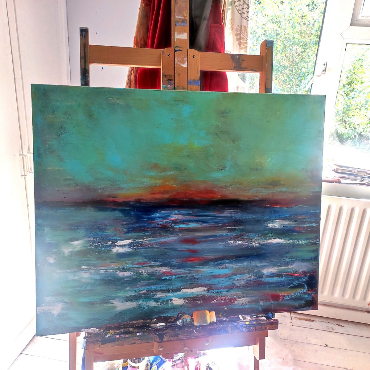 Waves By Beata Harasim, 31 X 24, Artwork For Sale On Artfinder