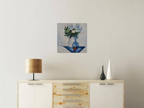 Milky Blue Still Life