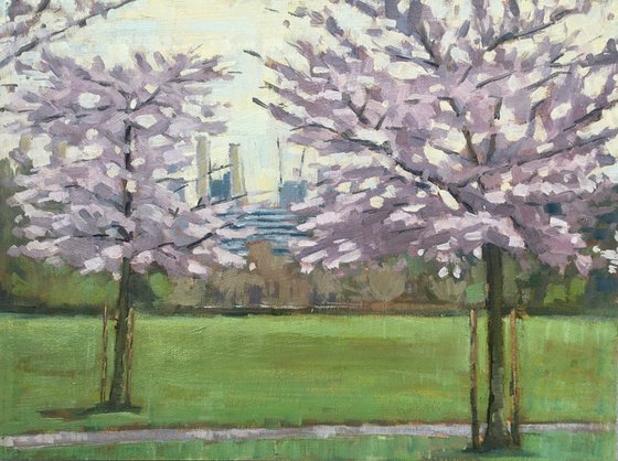 Blossom and Battersea Power Station