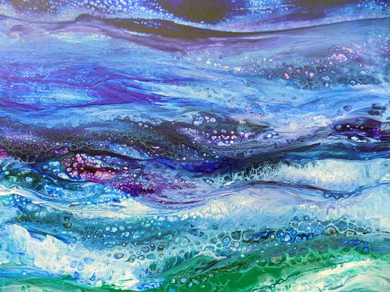 The sound of the sea *- large modern abstract seascape