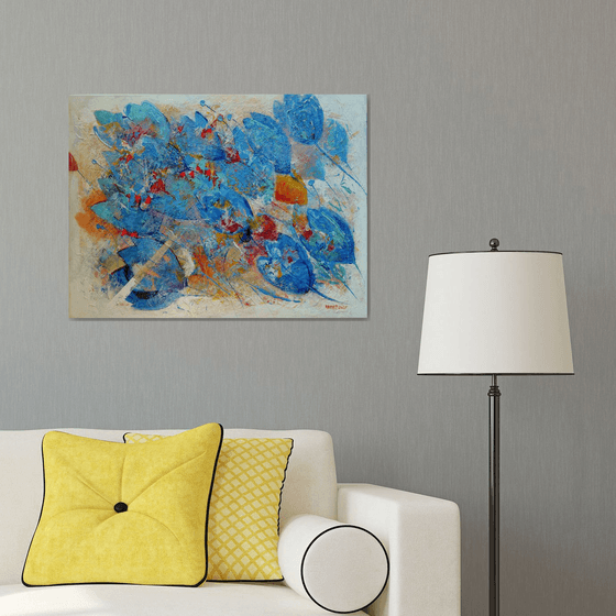 Fantasy with Blue Tulips