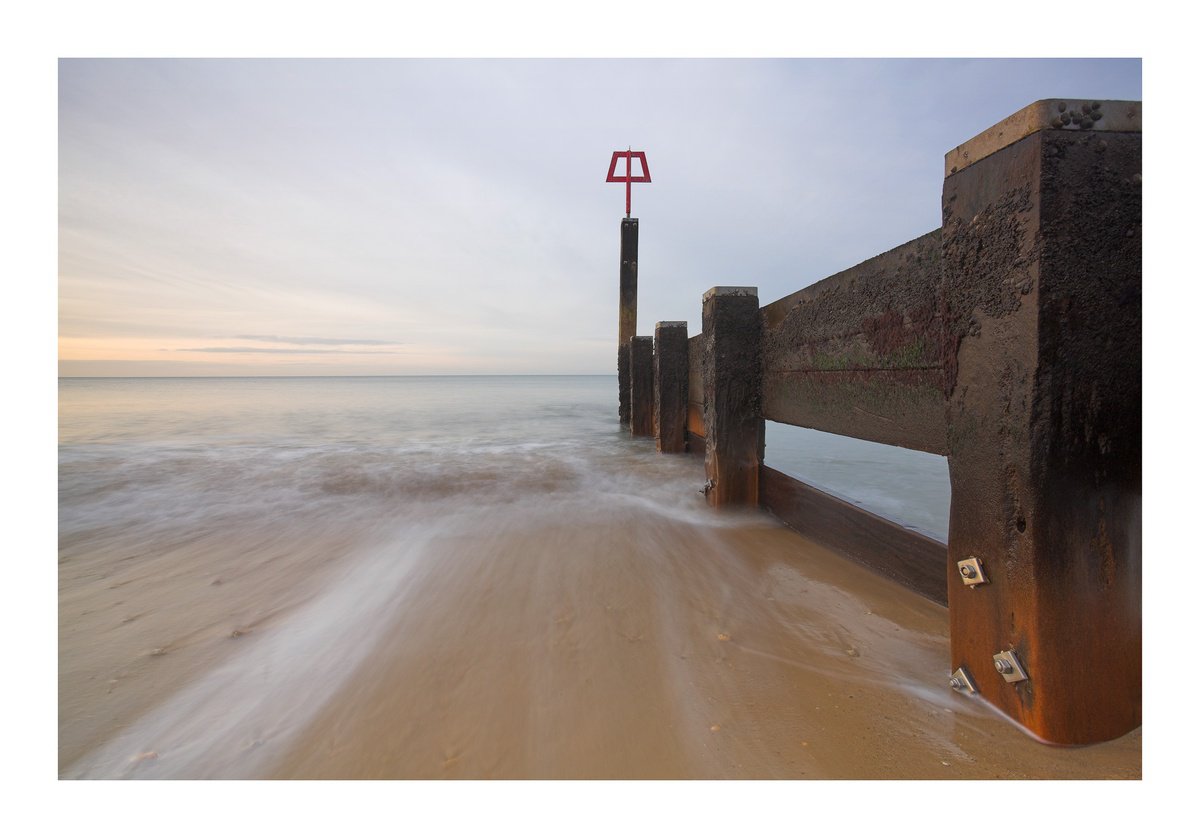 February Beach by David Baker