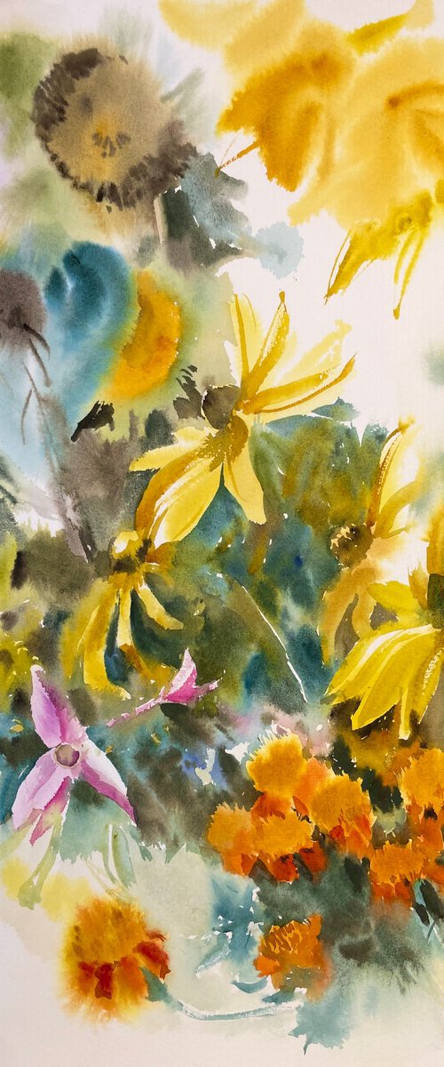 Autumn flowers by Anastasiya Mouchan