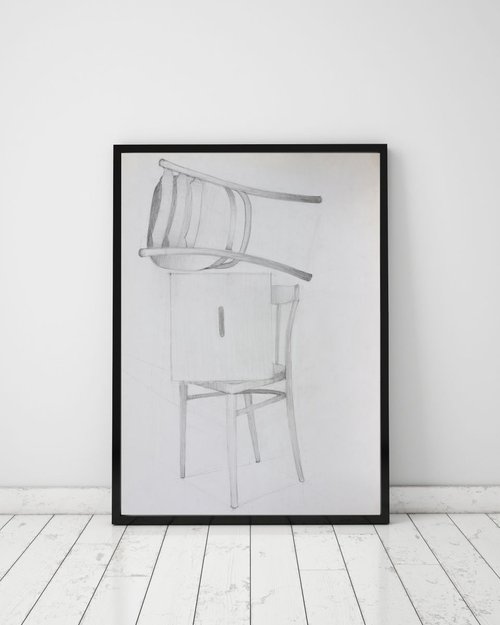 Still Life with Chairs by Pamela Rys