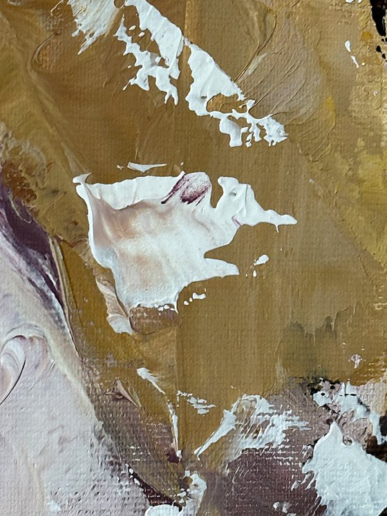 Ochre & Olive Abstraction set