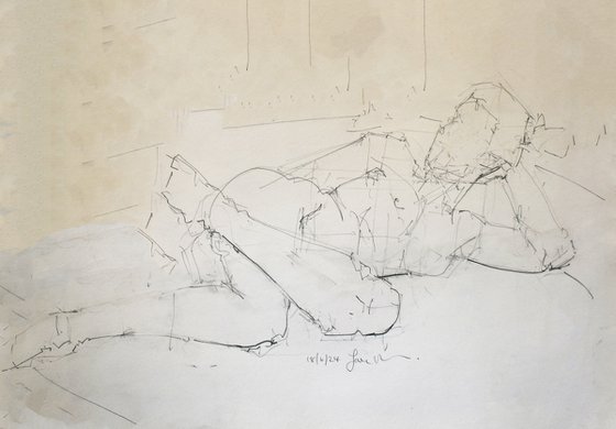 Female Nude study  -  No 657