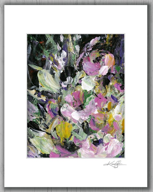 Floral Fall 36 - Floral Abstract Painting by Kathy Morton Stanion by Kathy Morton Stanion