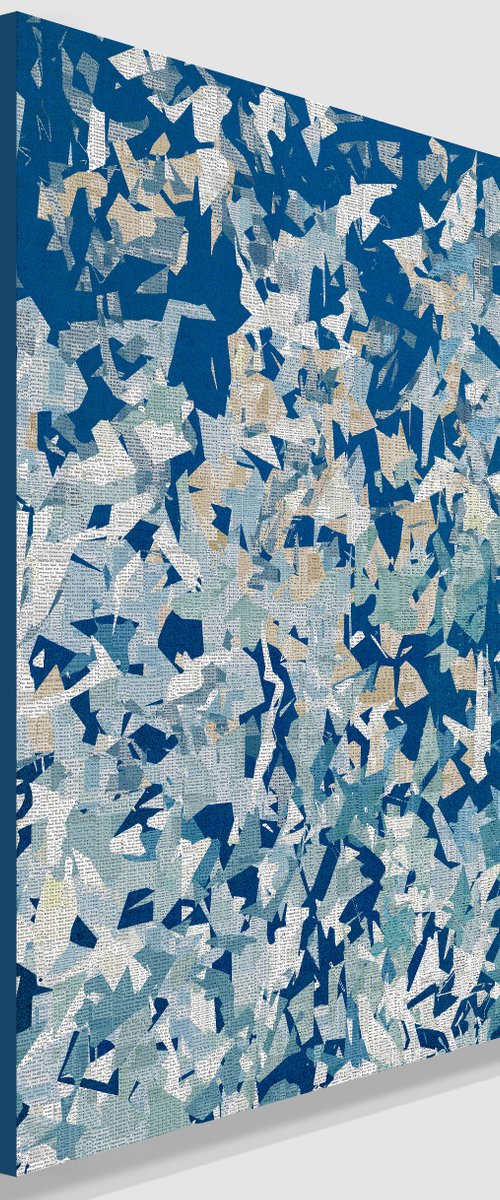 Positive News Three  127 x 127cm by George Hall