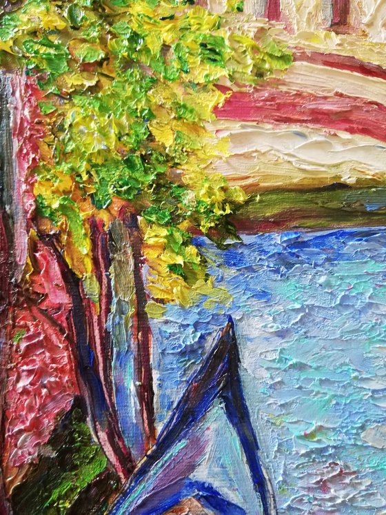 "Venice in Spring" Original Oil Painting 9x7"