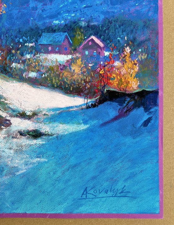 First Snow in the Carpathians