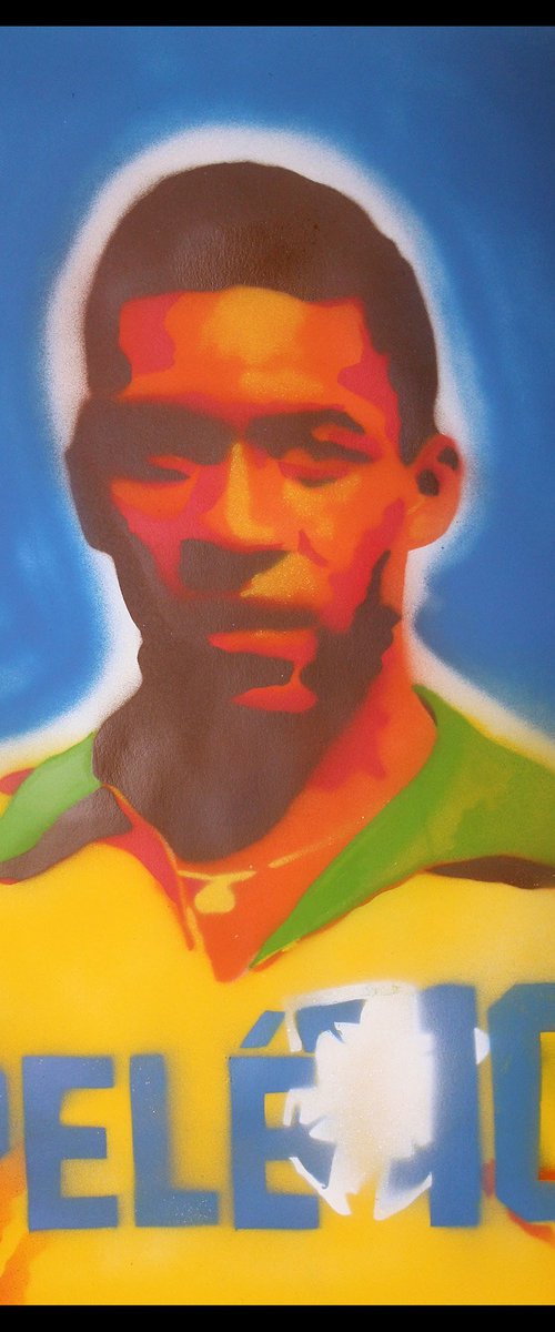 Pelé (on plain paper). by Juan Sly