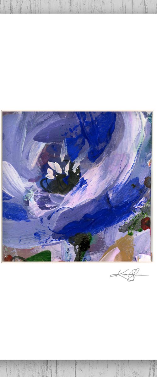 Abstract Floral 2020-11 - Flower Painting by Kathy Morton Stanion by Kathy Morton Stanion