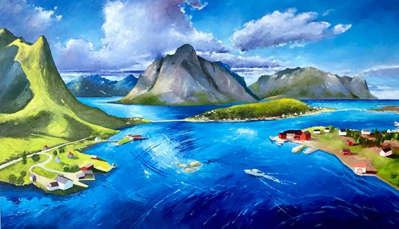 Lofoten Islands. Summer