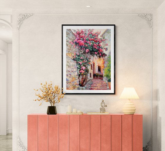 "Evening courtyard "