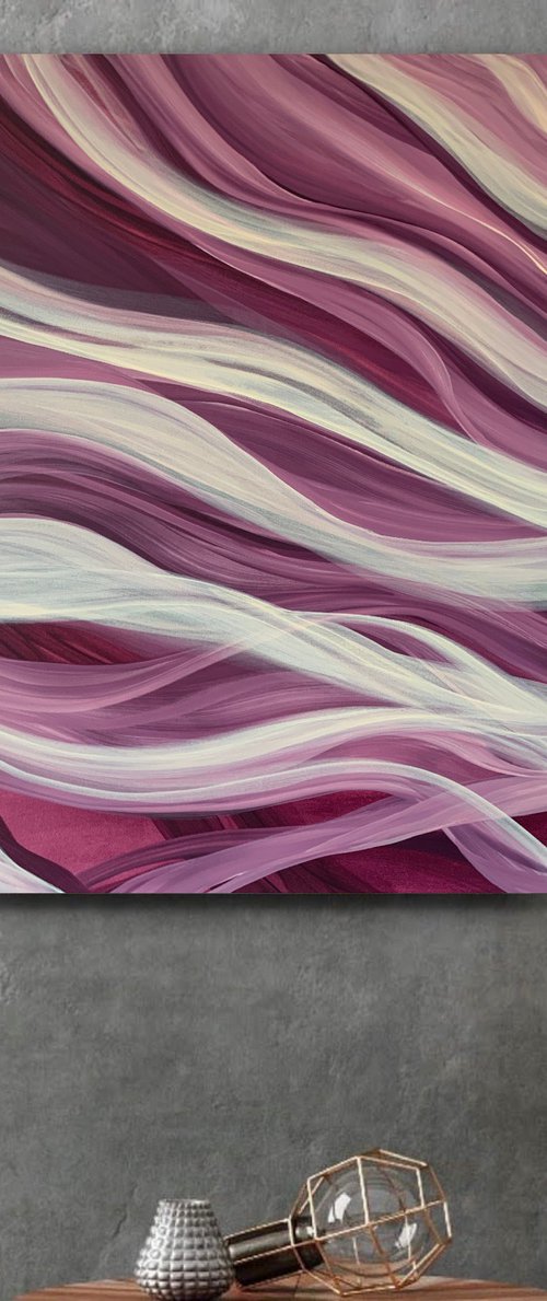 Gentle veil. Amazing waves by Marina Skromova