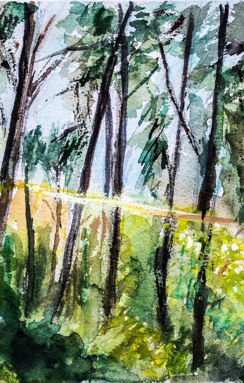 Atardecer en el bosque by Vera Gavina