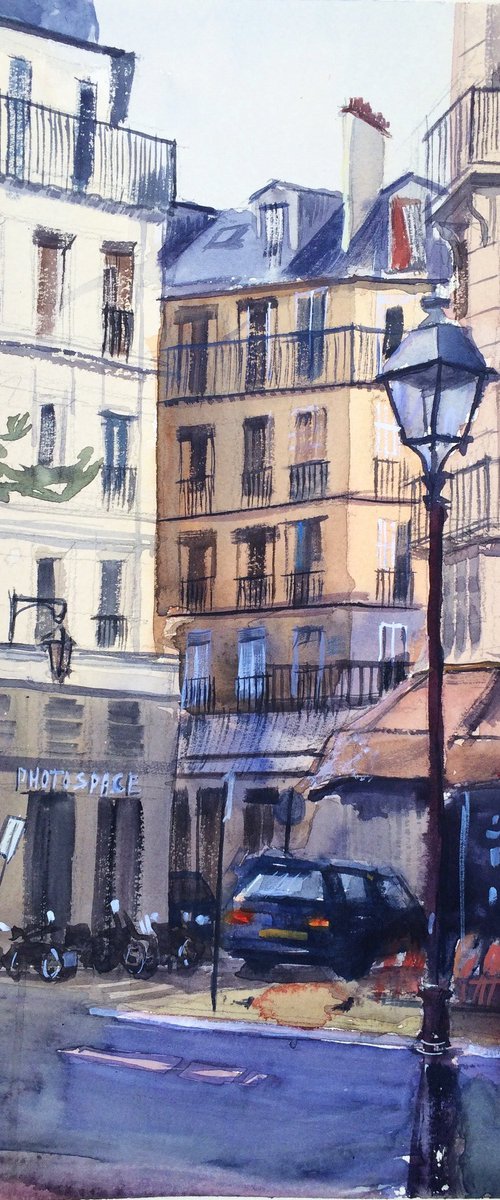 Parisian crossroads by Bogdan Shiptenko