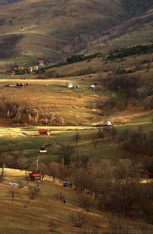 Mountain village by Sonja  Čvorović