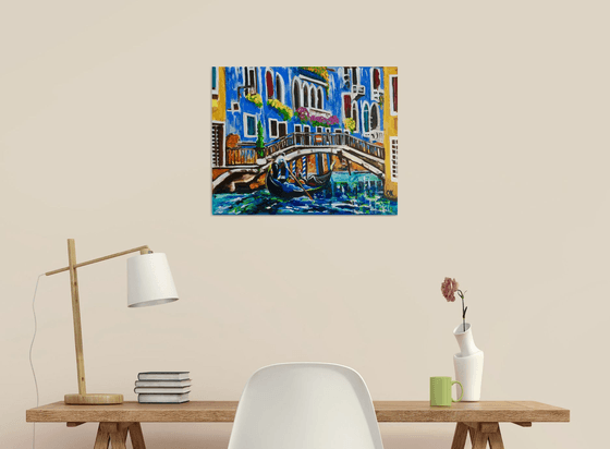 Venice . Beauty of Venice. Venetian canal.
