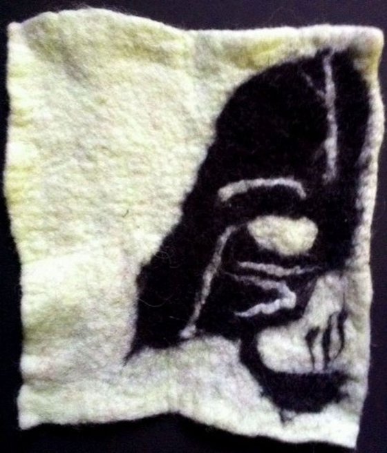 Star Wars fiber art