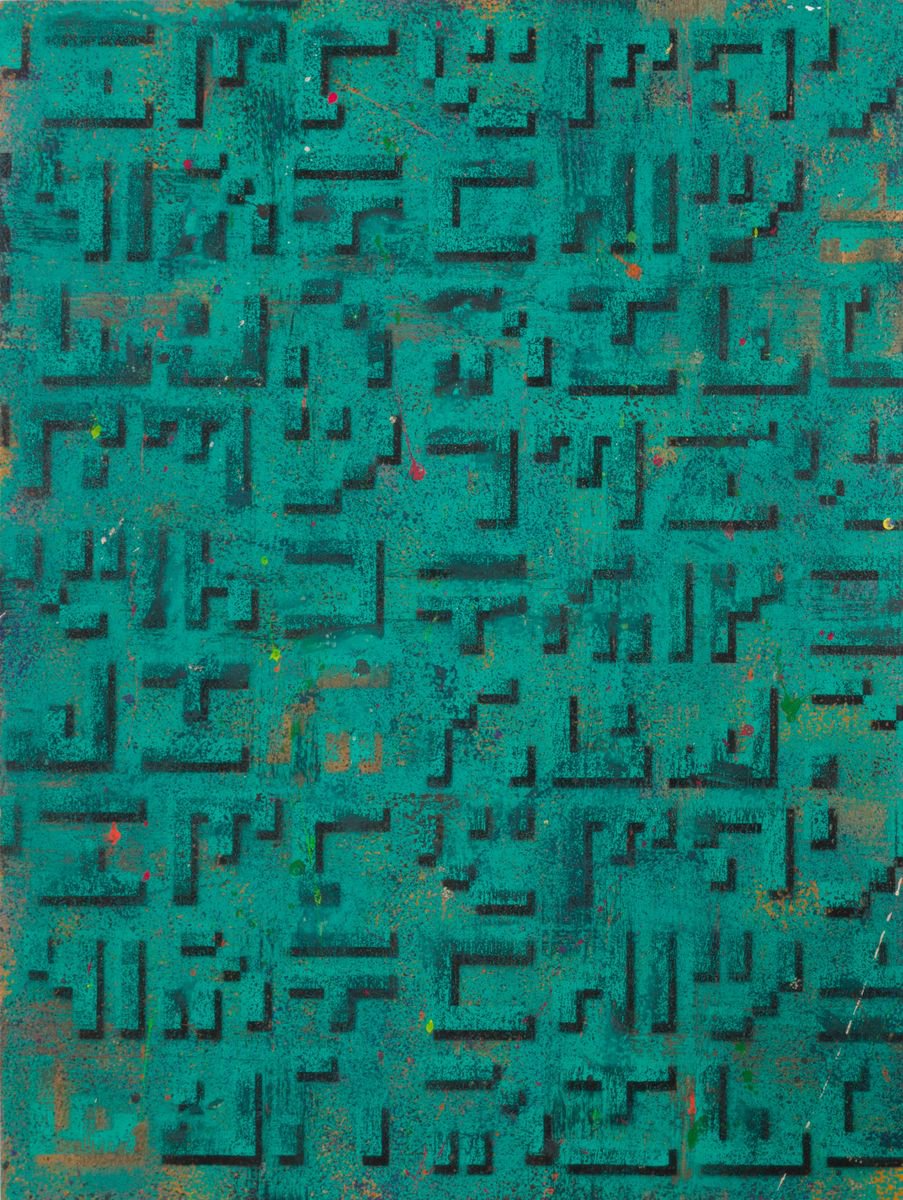 Viridian By Sarah Teasdale, 36 X 48, Artwork For Sale On Artfinder