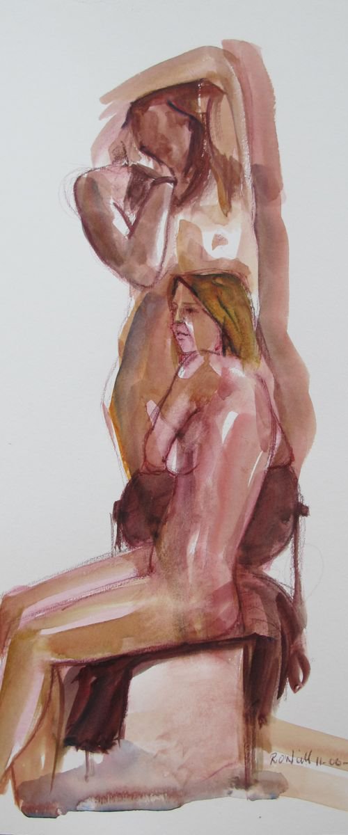 Standing/seated female nude by Rory O’Neill