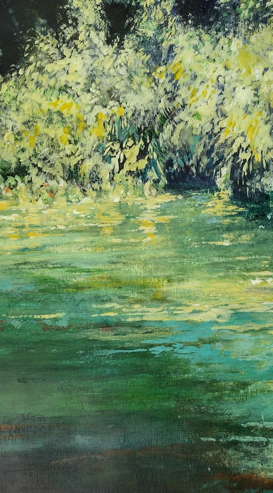 BROOMHILL POND 2 colour study