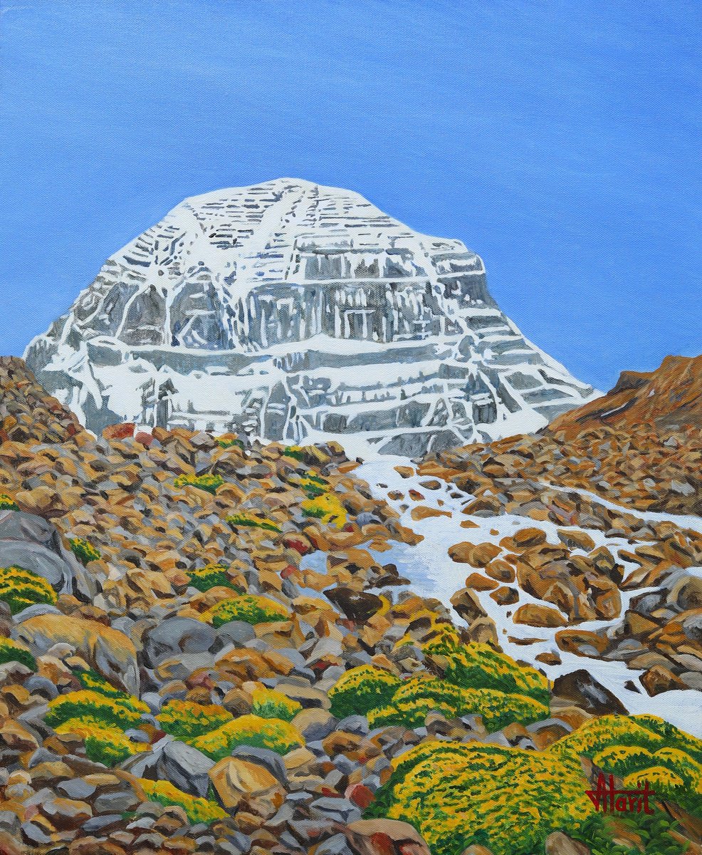 Mt. Kailash By Ajay Harit, 20 X 24, Artwork For Sale On Artfinder